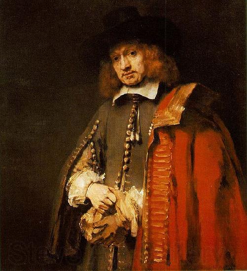 REMBRANDT Harmenszoon van Rijn Jan Six (1618-1700), painted in 1654, aged 36. Norge oil painting art